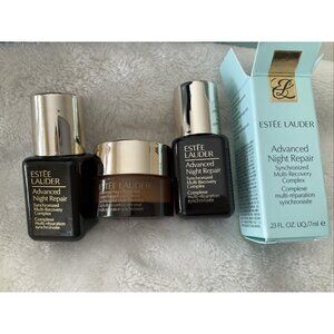Estee Lauder Advanced Night Repair EYE .17 Oz , + 2 X FACE .23 Oz LOT 3 Travel S